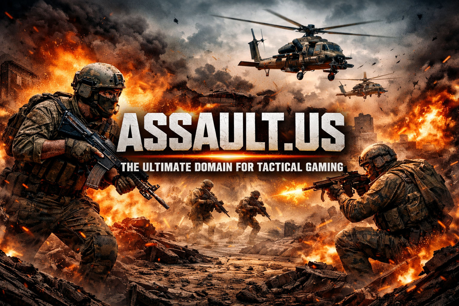 Assault.us premium gaming domain for sale